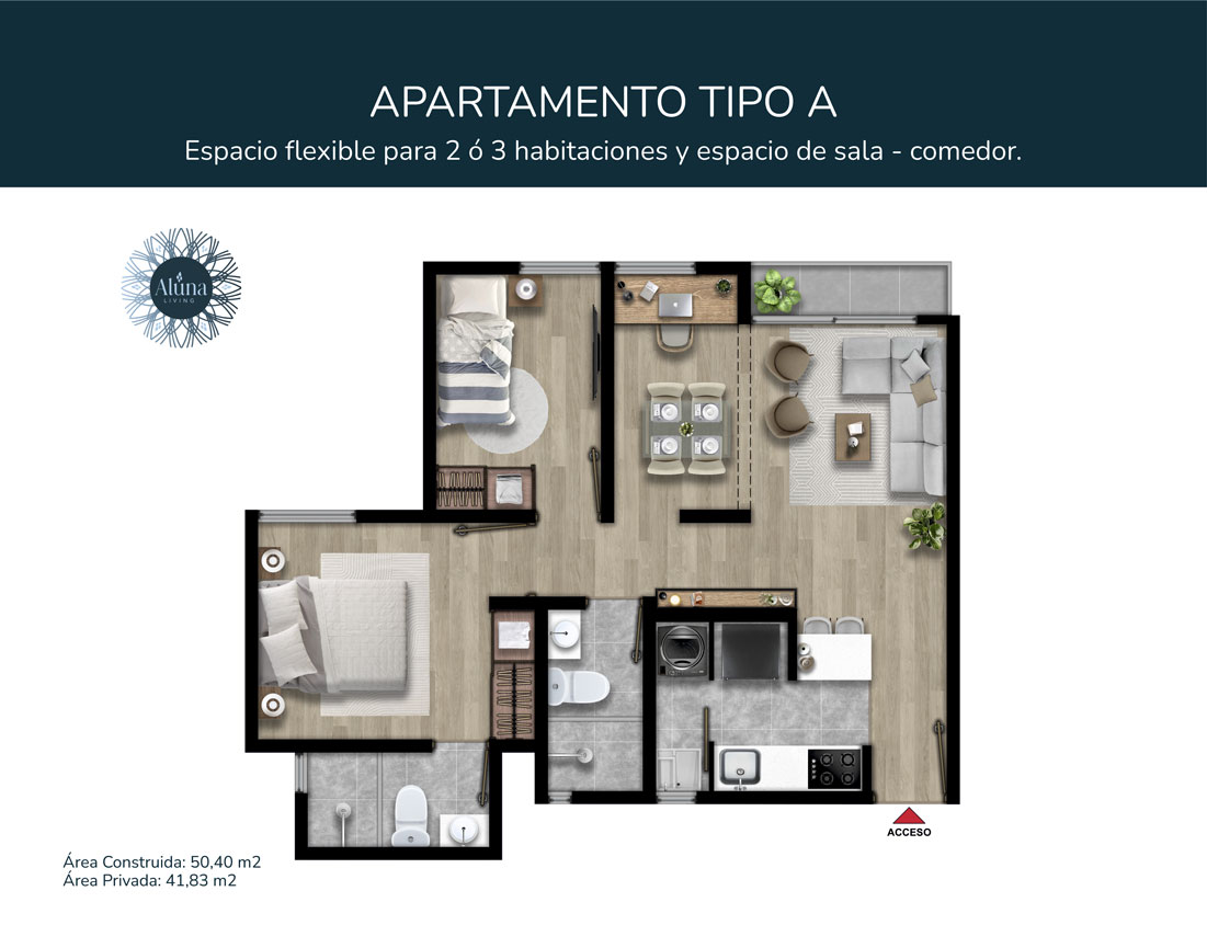 Plantas Aluna Living