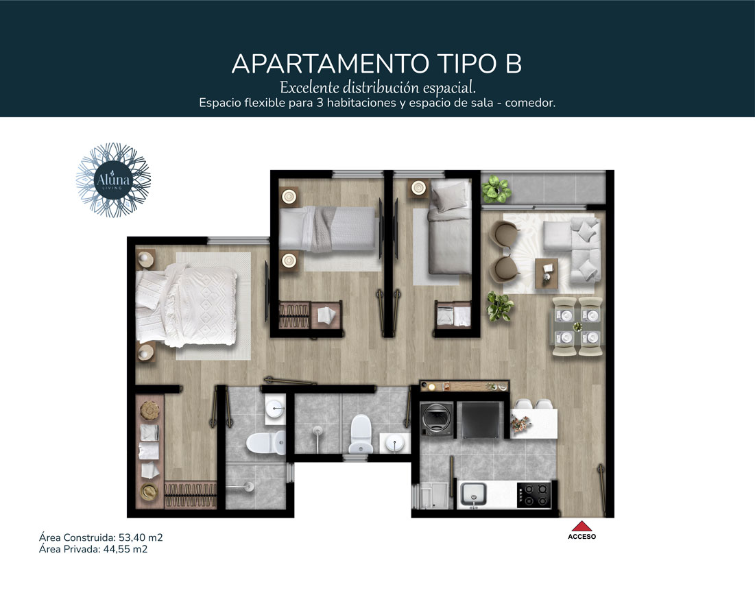 Plantas Aluna Living